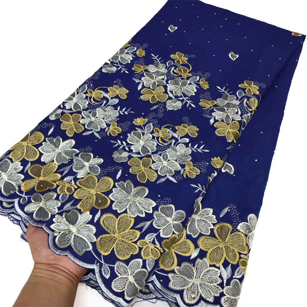 2025 Afrikaanse Nigeriaanse Tule Kant Stof Katoen Damast Guipure Formele Prom Party Gown Dress 5 Yards: Antique Copper