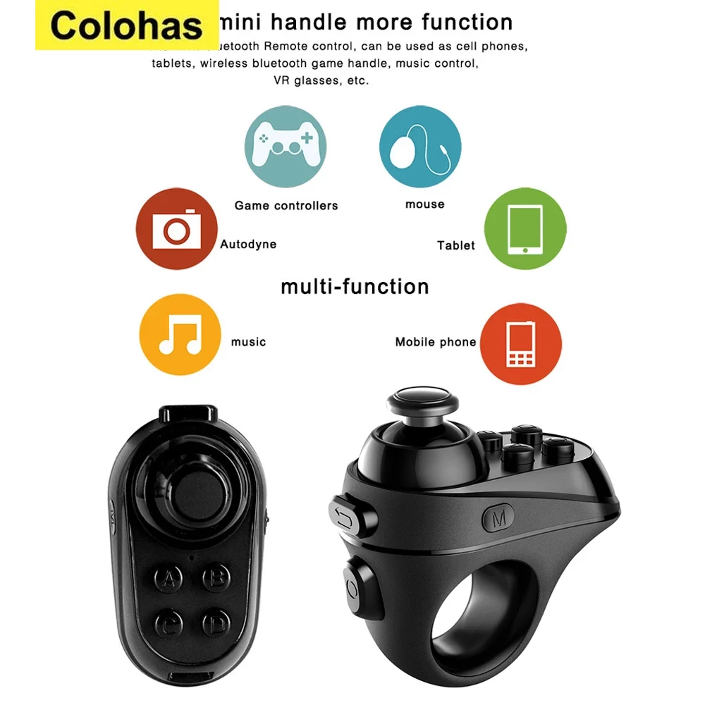Bluetooth-kompatibel Gaming Finger Maus Spiel Controller Griff Adapter Gaming Mäuse Gamer Seiten Funktion Unterstützung Android iOS