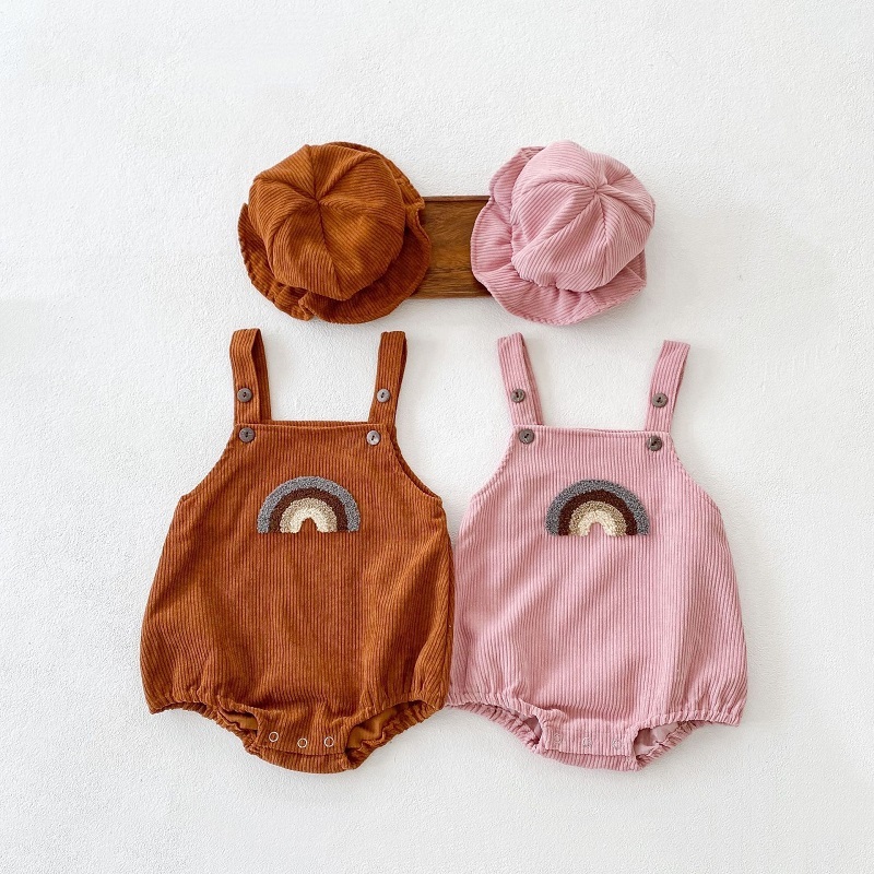 Neugeborenen Kabel Strampler Regenbogen Baby Schlinge Hütte einstellen Baby Mädchen Kleidung Weiche Overall Kleinkind Jungen Kleidung lässig Infantil Roupas