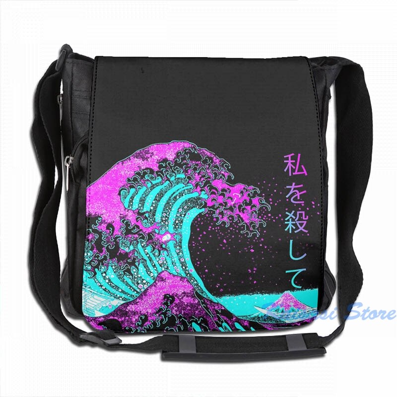 Esthetische De Grote Golf Van Kanagawa - Hokusai Usb Lading Rugzak Mannen Schooltassen Vrouwen Tas Reizen Laptoptas: Single shoulder pack