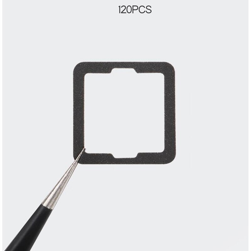 120Pcs/Pack Mechanical Keyboard Switch Pad Single Switch Film Foam Material Positioning Plate Foot Pad Anti-Static