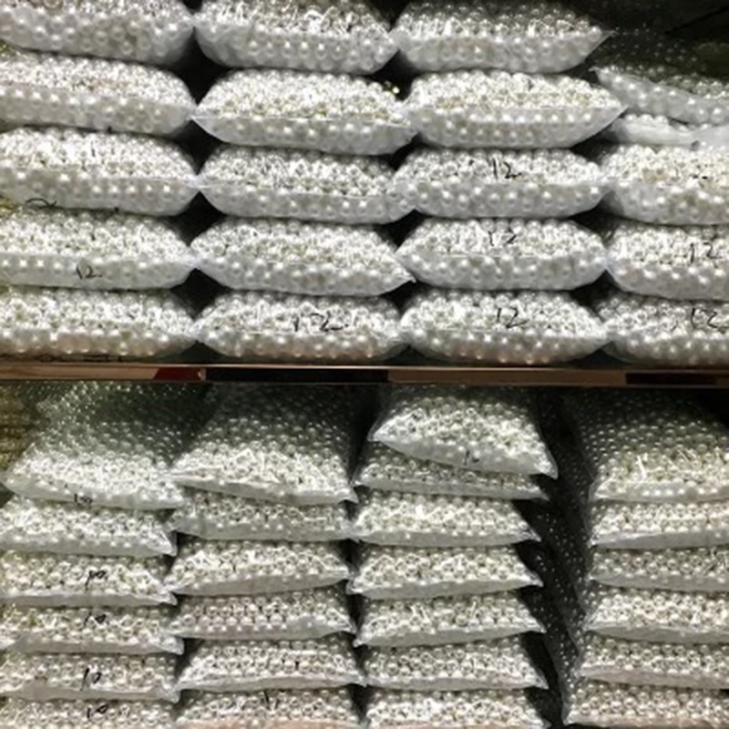 3/4/5/6/8/10/12/14/16mm Perlen Runde lose Perlen Acryl Spacer Perlen Nachahmung Für Schmuck Machen DIY Kleid Perlen Perlen