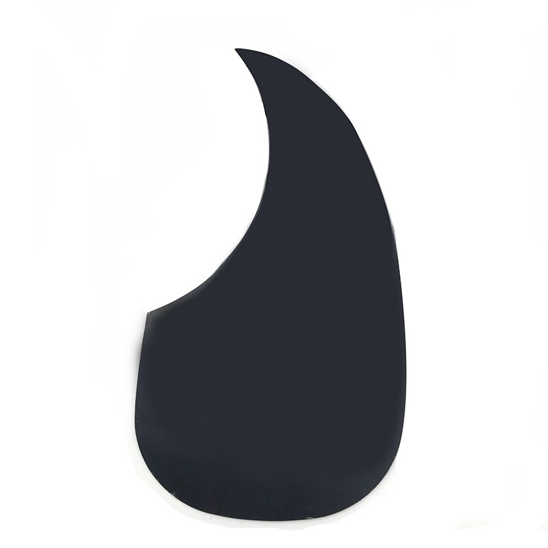 Water Bird Style Acoustic Guitar Pickguard Self-adhesive Pick Guard Sticker for 40" 41" Size Folk Guitar Guitar Accessories: Waterdrop Black