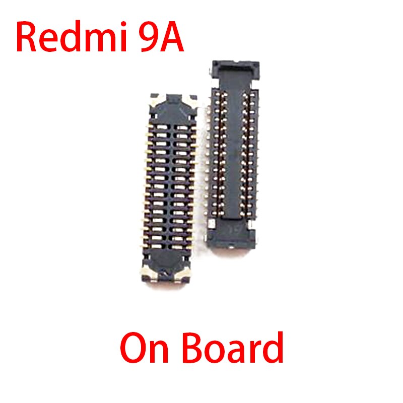2Stck 40Stift LCD Anzeige Bildschirm FPC Verbinder ein Bord Für Xiaomi Redmi 9A 9 9C USB Ladegerät Ladung Hafen auf biegen Kabel 30 60 Stift