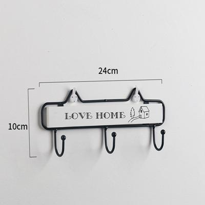 Wall Mount Key Rack Hanger Holder 3 Hooks Chain Storage Keys Organizer ZJM9165: Pattern 3