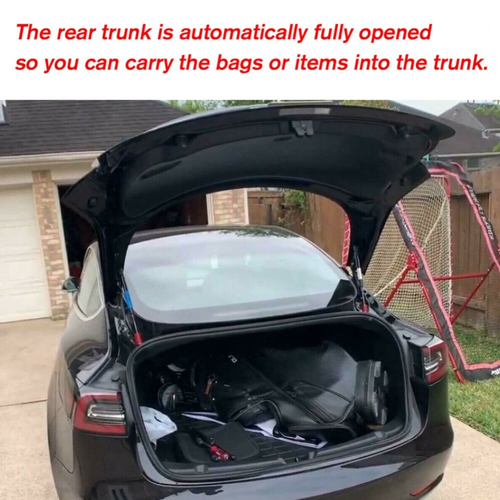 2 stk bagklap lift bagklap bagklap stivere til tesla model 3 bagagerum gas fjeder stød støtte hydraulisk stang