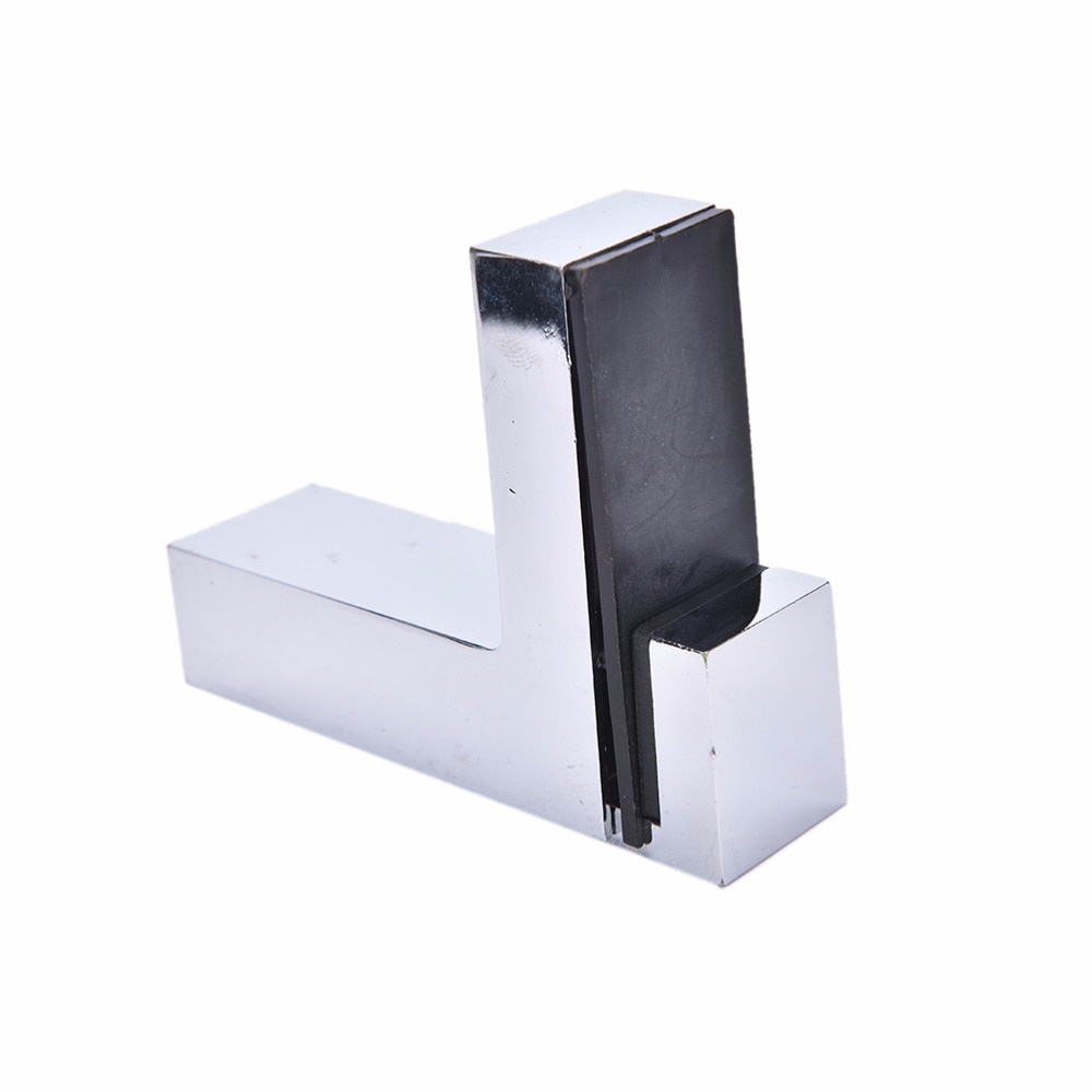 JETTING 1PCS Big Size Bracket Glass Wood Shelves Rectangle Glass Clamp Adjustable Shelf Holder