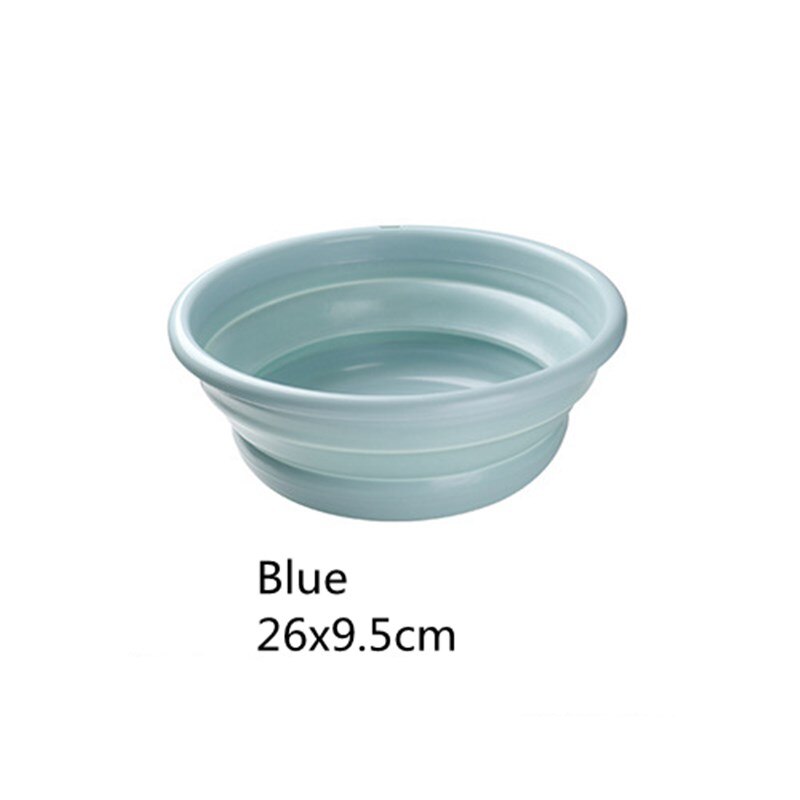 Folding Wastafel Reis Emmer Keuken Organizer Outdoor Reizen Wastafel Draagbare Water Kom Fruit Footbasin Thuis Wastobbe: Blue S