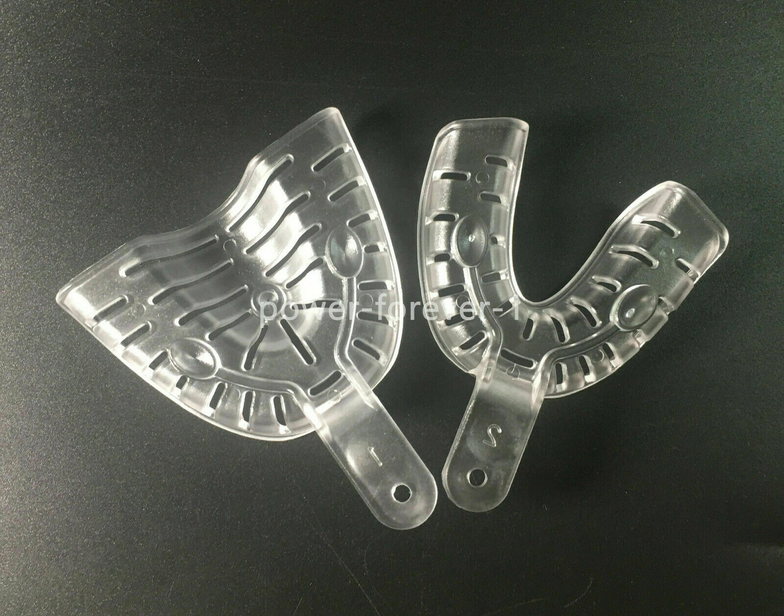 Dental Alginate Impression Tray Inlay Clear Autoclave 121℃ Middle Trays