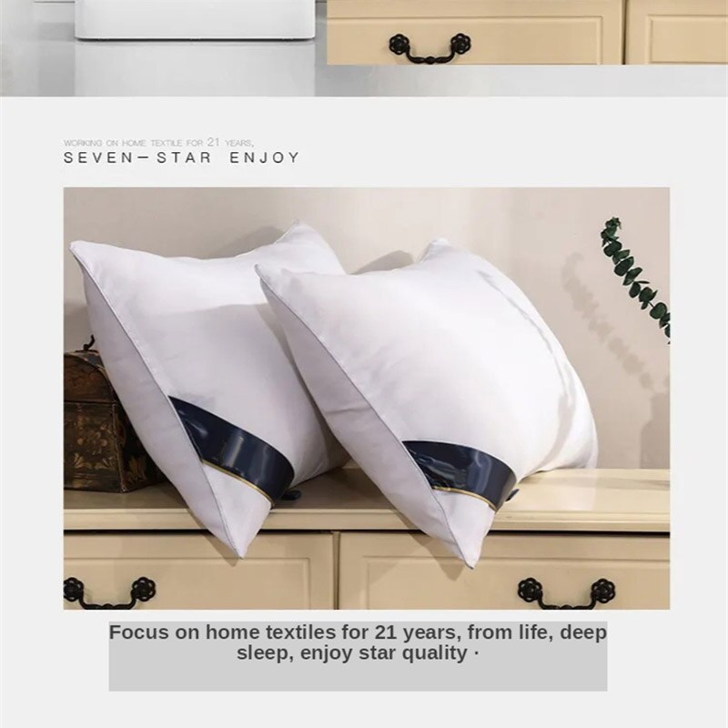 Kussen Kern Wasbaar Hoge Hypoallergeen Feather Gezonde Slaap Stand Voor Slaapkamer Thuis Textiel Comfortabele Rebound