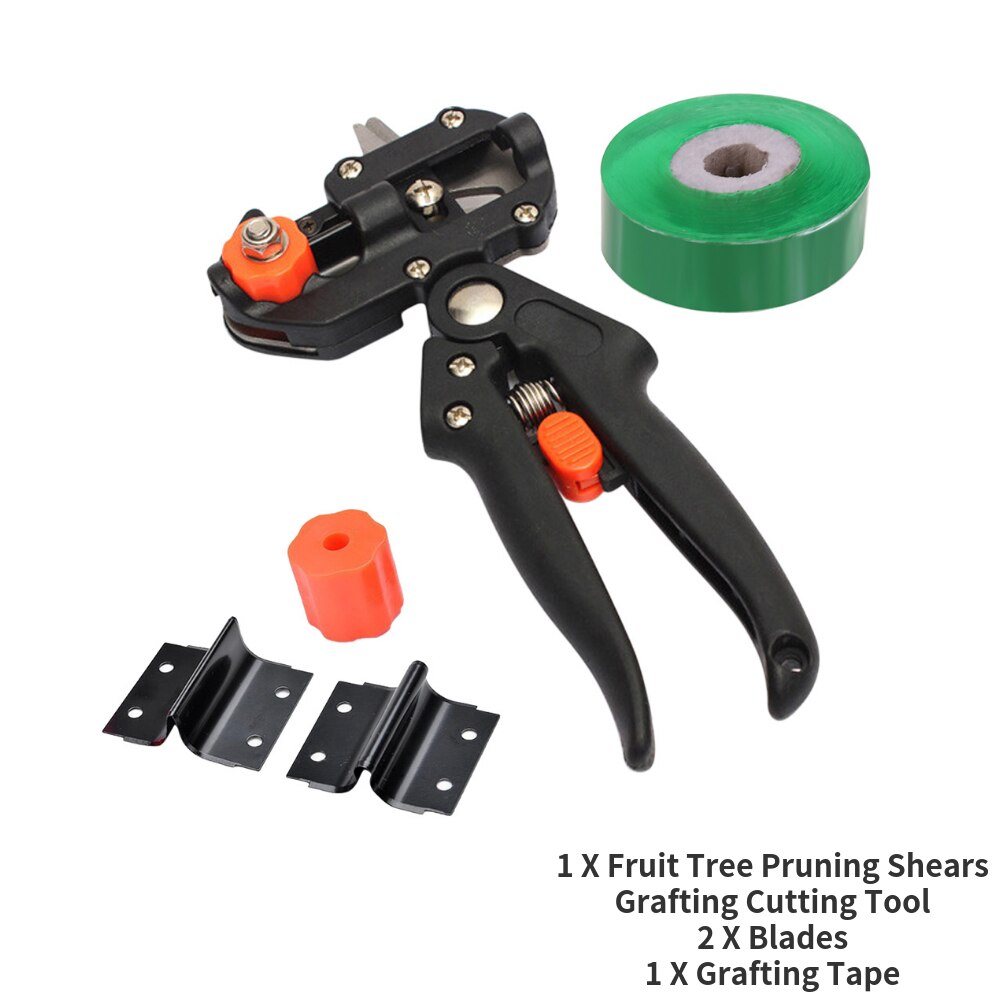 Garden Grafting Pruner Grafting Set Kit Farming Fruit Tree Pruning Shears Scissor Vaccination Plant Fruit Tree Cutting Machine: A