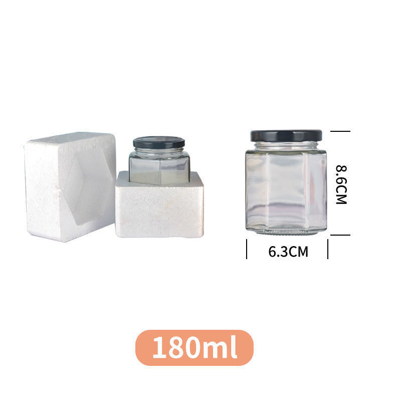 Botella de vidrio sellada para cocina, tarro de almacenamiento para alimentos, pepinillo, fruta enlatada, transparente, boca grande, para el hogar: Castaño
