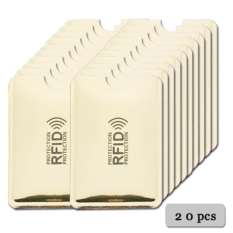 Anti Rfid Kaarthouder Portemonnee Blokkeren Reader Lock Bank Kaarthouder Id Bank Card Case Aluminium Bescherming