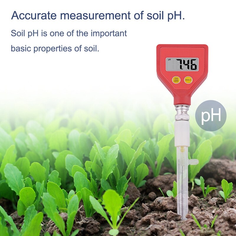 Ph Meter Digitale Zuurgraad Meter Ph Tester Bodem Meter Tester Voor Planten Bloem Groente Zuurgraad Vocht Ph Meting