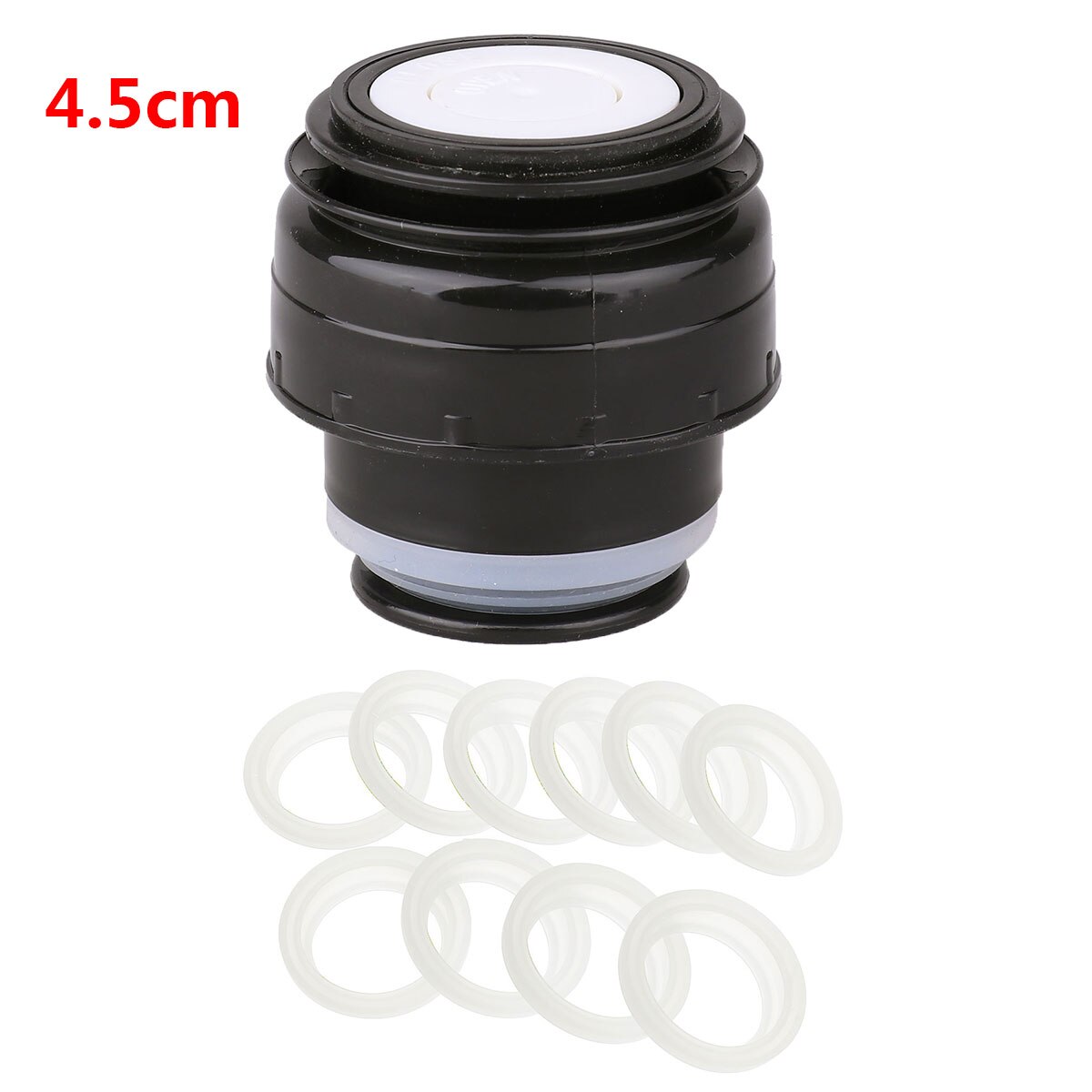 Bullet Flask Cover Vacuum Flask Lids Stopper Outdoor Travel Cup Lids Thermoses Accessorie with Silicone Sealing O-Rings Gaskets: 4.5cm