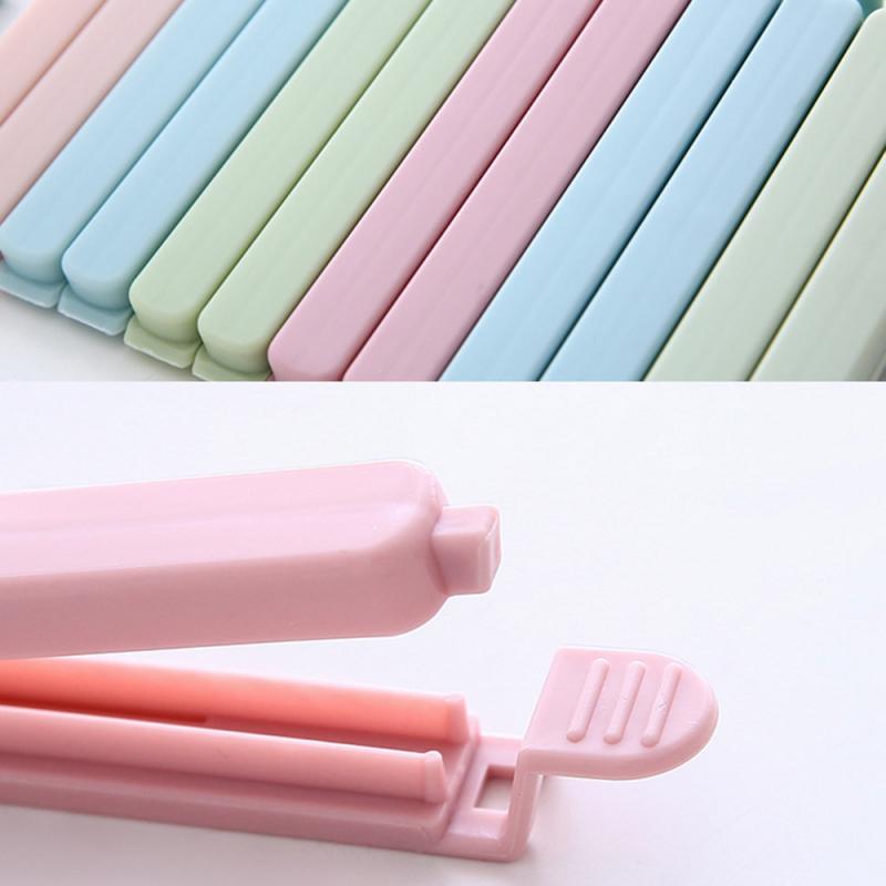 Plain Color Sealing Clip 5 Pack Food Preservation Sealing Clip Small Plastic Bag Snack Bag Sealing Clip
