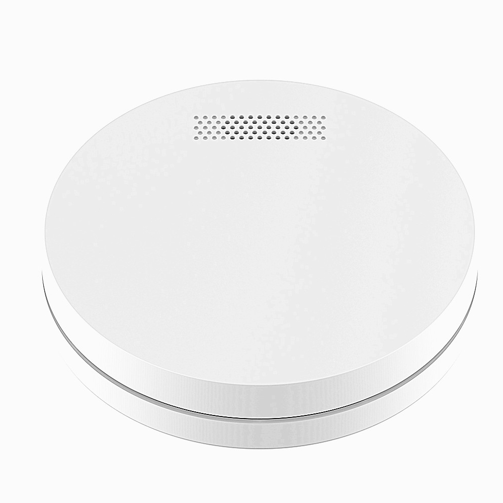 Tuya-Detector de humo ultrafino WIFI, dispositivo fotoeléctrico de seguridad para el hogar, batería no incluida