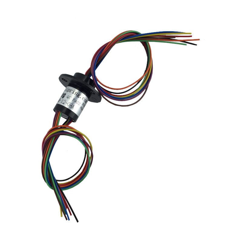 Slip Ring 8 Channel OD 12.5mm Micro Slip Ring for Rotary Connection Equipment