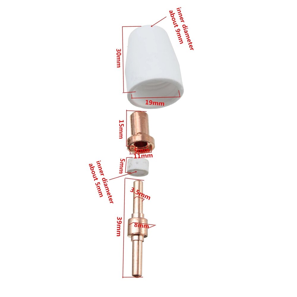 Lot De 60 Embouts De Buse Pour Torche à Plasma LG-40 / PT-31 / CUT40 - Consommables De Coupe Plasma - Neuf