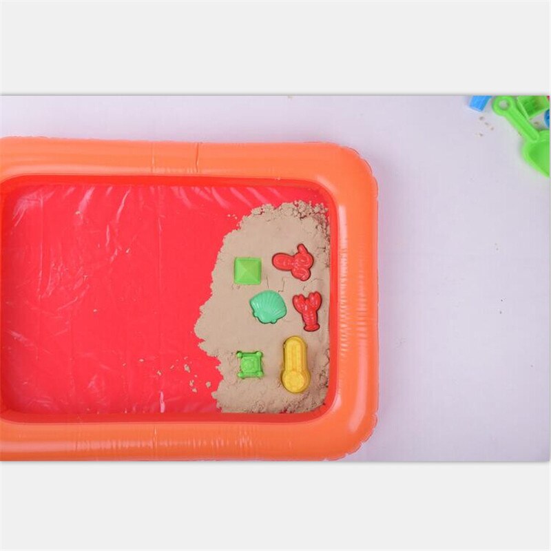 60*45cm Indoor Magic Play Sand Children Toys Mars Space Inflatable Sand Tray Accessories Plastic Mobile Table