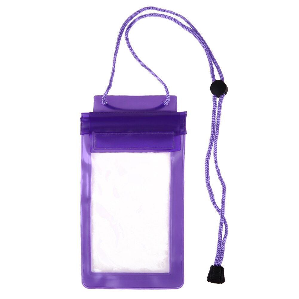 Vanntett telefonveske vanntett veske mobiltelefon veske pvc sterk 3 lags forseglingsdeksel for smarttelefon mindre enn 5.5 tommer