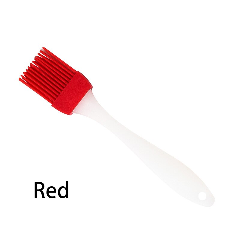 Silicone Brush Kitchen Baking Tool Barbecue Oil Brush Cake Grease Silicone Brush Removable Silicone Soft Brush: 01