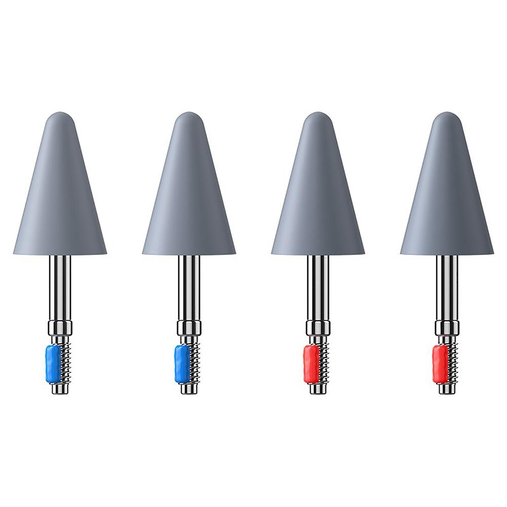 4Pcs/Set Replacement High Sensitivity Stylus Pen Tips Anti-friction Pencil Tip For Huawei M-Pencil / Honor Magic-pencil Tablet: 2Blue 2red