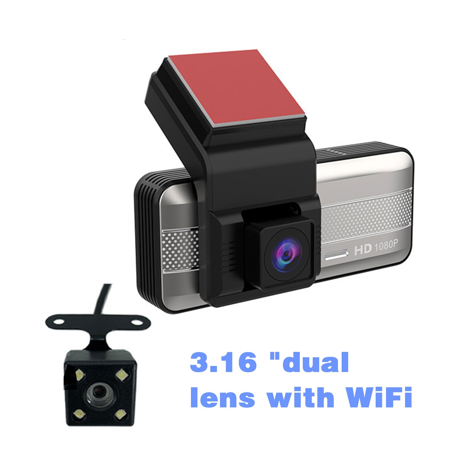 1080P HD Dash Cam Car DVR Camera 120 Wide Angle Video Recorder Wifi Smart Connect Dashcam