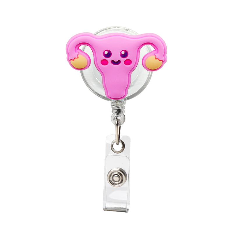 1PCS Retractable Pull Badge Nurse Cute Badge Reel Clip Badge Holder Yoyo Card Doctor ID Card Chain Clips School Student Office: 1504-10 1pcs