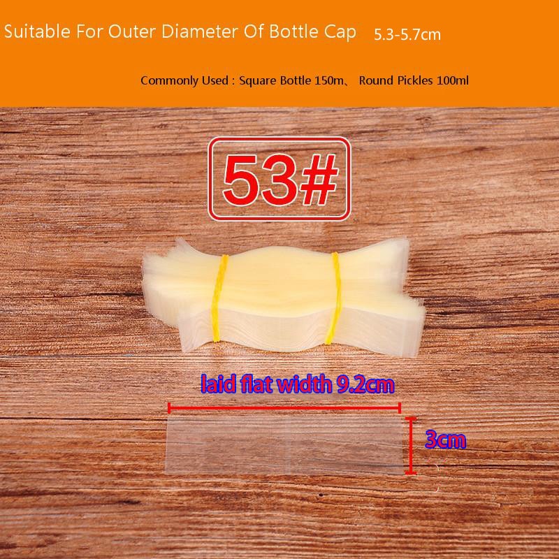 400 pièces/taille thermorétractable PVC bandes pour bouteille en verre bouche joint capuchon rétractable en plastique haut joint bandes posé à plat largeur X bande haute