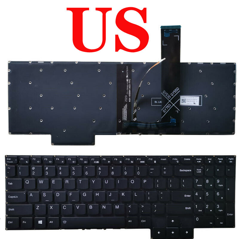 US/UK Laptop Keyboard For Lenovo Legion 5-17IMH05H 5-17IMH05 5-17ARH05H English with backlit: US
