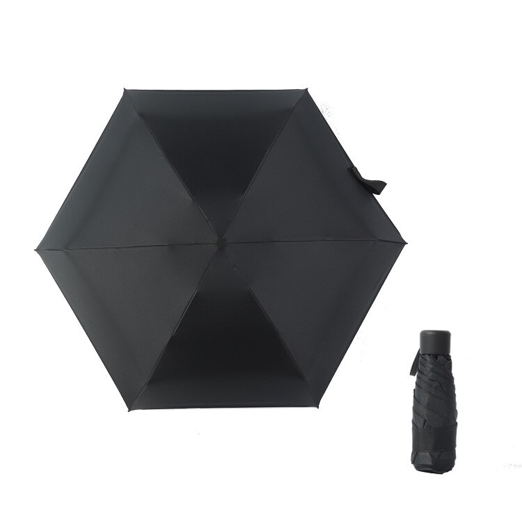 Flat Lightweight Umbrella Parasol light pocket bag Folding Sun Mini Umbrella #3B22: A