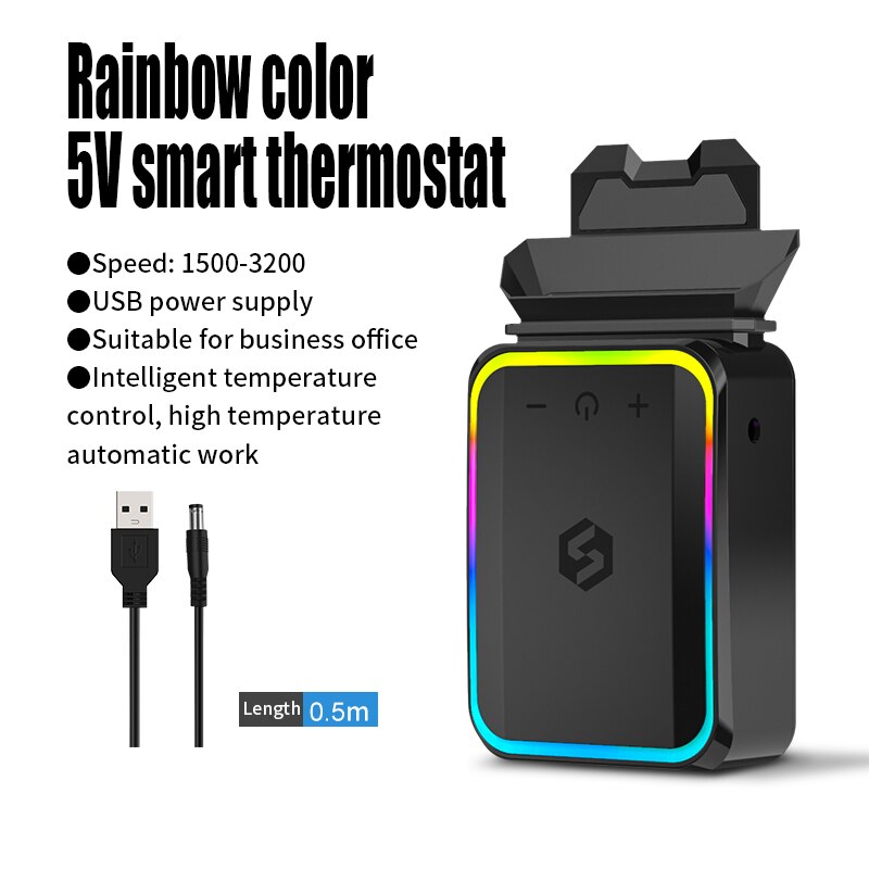 Vacuum Portable Laptop Cooler USB Air Cooler External Extracting Cooling Fan Laptop Adjustable Speed Cooler Notebook Accessories: Default Title