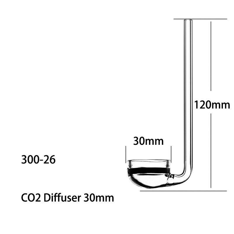 VIV ADA Co2 System Co2 Diffuser Co2 Bubble Counter for Plant Tank: 300-26