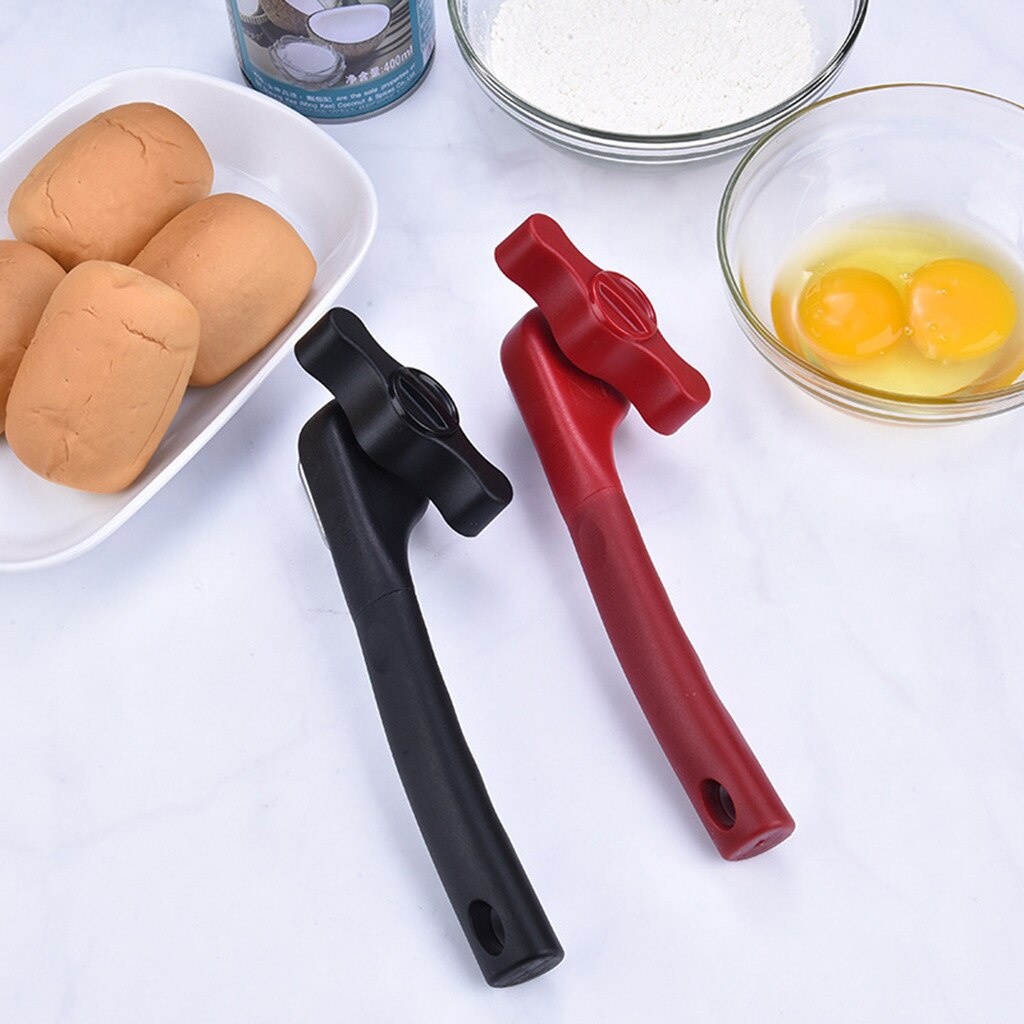 Ergonomic Manual Can Opener Cans Lid Lifter Smooth Edge Side Cut Home Superkitchen accessories gadget #0425
