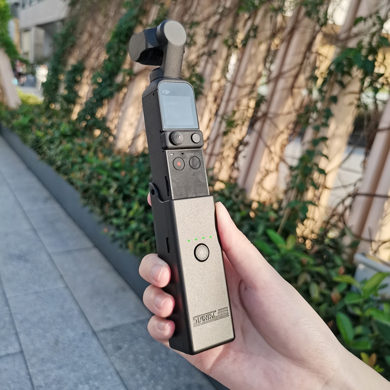 Caja de carga portátil para DJI OSMO Pocket 2, cargador de batería con agarre de mano, accesorios de cámara, cardán
