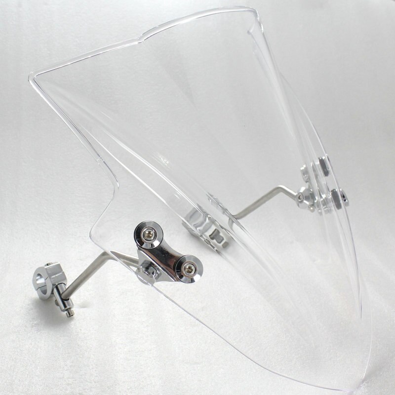 Parabrisas para Suzuki SV650 SV 650 Gixxer 250 Gladius 650 SFV650 400 SFV400, soporte para parabrisas de 7/8 "o 1"