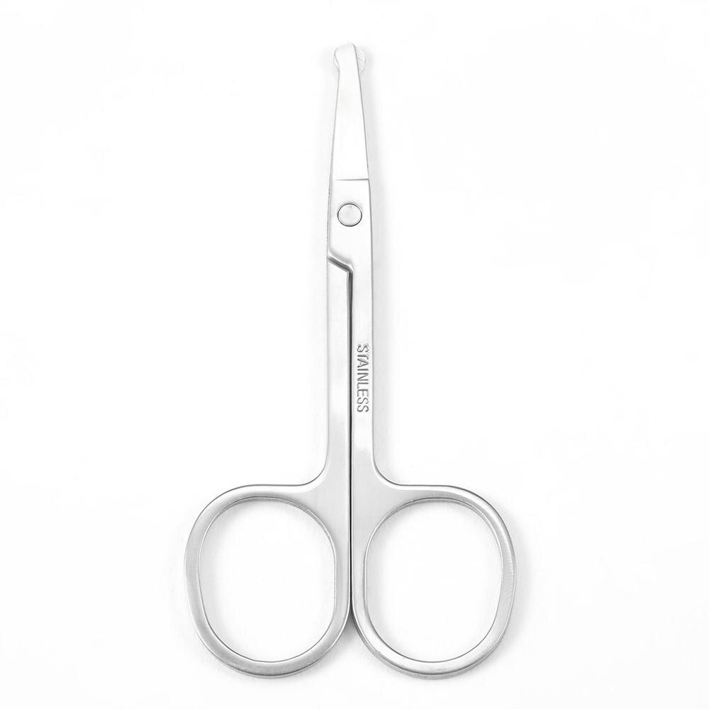 Nose Hair Scissors Stainless Steel Trimmers Remover Cut Beauty Tool Safely and Painlessly Nose Hair shaver: Default Title