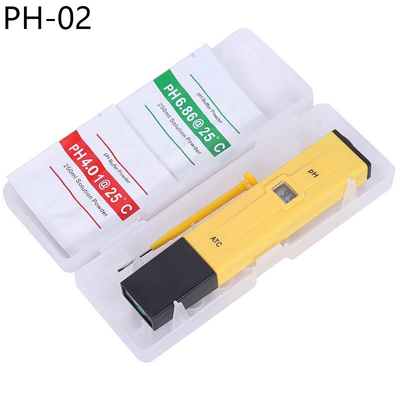 2in1 PC-101 PH Tester Portable CL2 Chlorine Water Monitor Meter Portable Home Swimming Pool Aquarium PH Meter Test Tools: PH02 Pencil