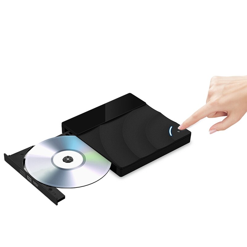 Usb 3.0 ulkoinen cd dvd asema presscd dvd poltin cd dvd soitin kannettavalle tietokoneelle mac pöytäkone mac os windows 10 / 8/7