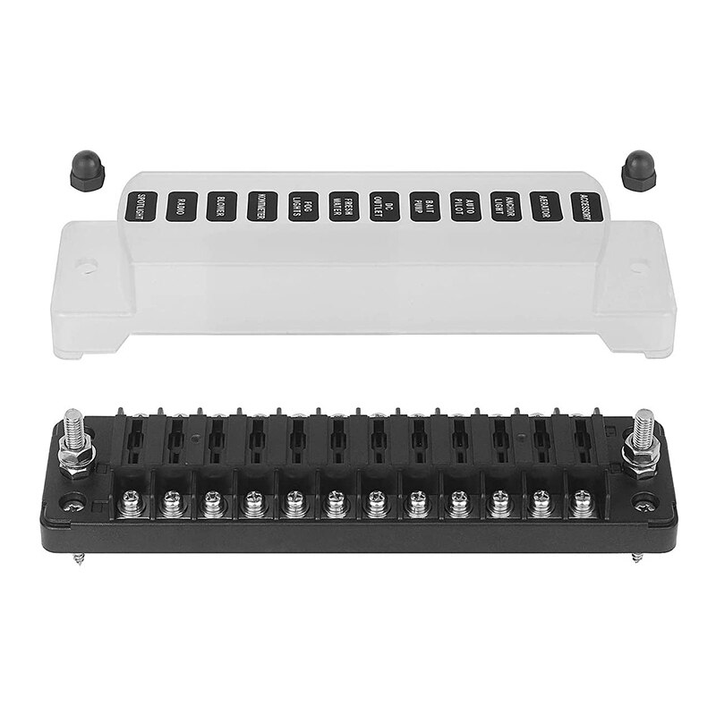 Boîte à Fusibles 12V Universelle 20A Avec Voyant LED - Pour Moto Voiture - Installation Facile