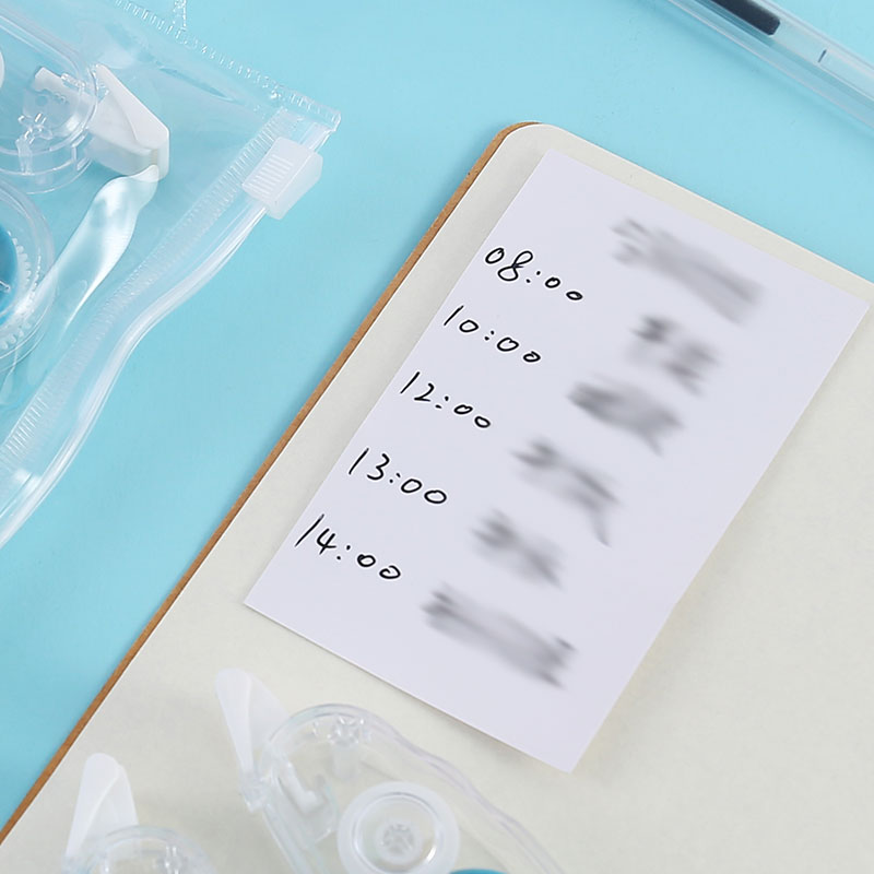 (4 stks/1 set) Dubbelzijdige Stippen Lijm Tape, Zuurvrij & Archiefveilig, Permanente Tape Roller Tape Runner, Plakband Dis