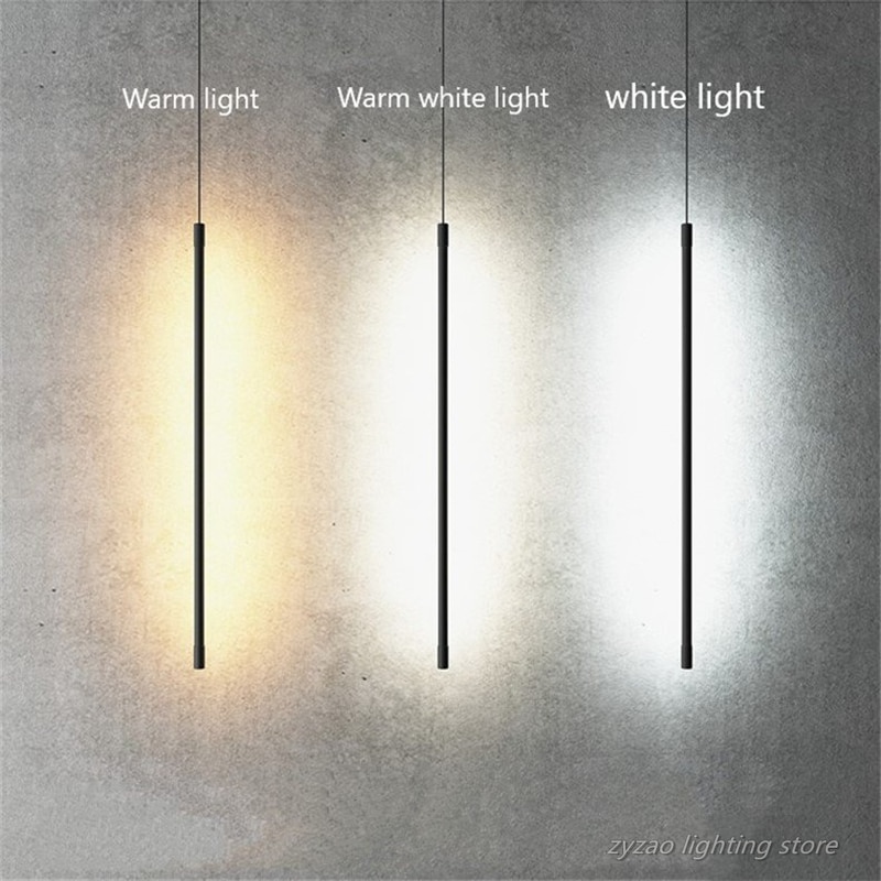 Minimalistisk soveværelse sengelampe moderne stue tv væg led pendel geometri linje strip hængende lysarmaturer
