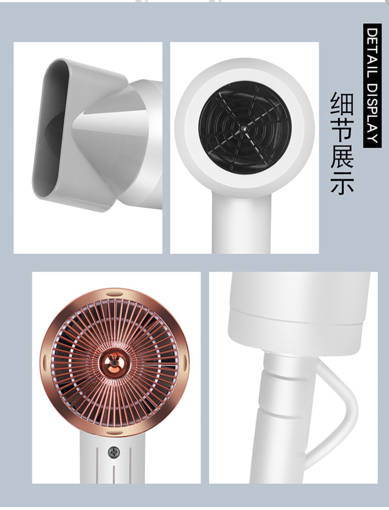 Mini-föhn negatieve ionen haarverzorging en koude wind professionele snel drogende thuis draagbare föhn diffuser