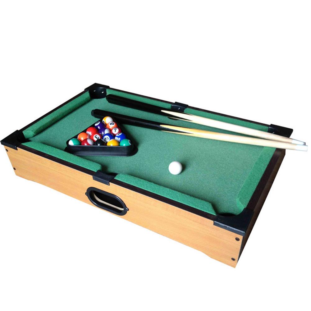 Mini Tabletop Pool Set Table Desktop Billiards Sets Children's Play Sports Balls Sports Toys Family Fun Entertainment