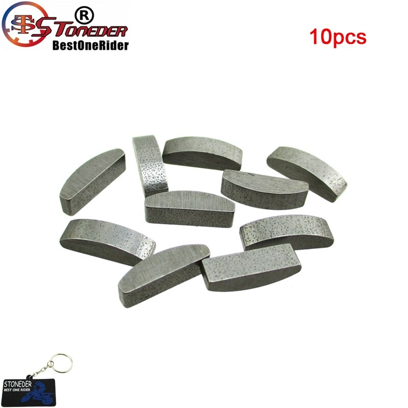 STONEDER Woodruff Key For Chinese GY6 125 150cc Scooter Moped ATV 152QMI 157QMJ Jonway JMSTAR Roketa Sunl Tank Peach Taotao: 10pcs