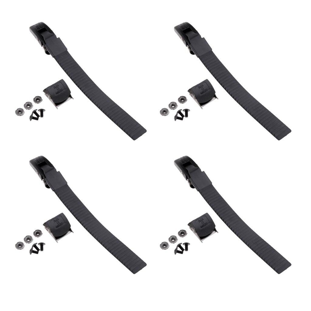 Perfeclan 4 x Inline Skate Strap fibbia con viti di serraggio sostituzione dadi