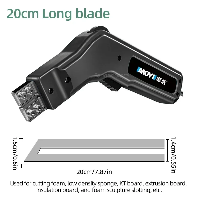 Electric Knife Rope Cutter Fabric Cutting Tool Heat Cutter Heat Sealer forSponge Cloth Board Webbing Continuous Working: Red / US