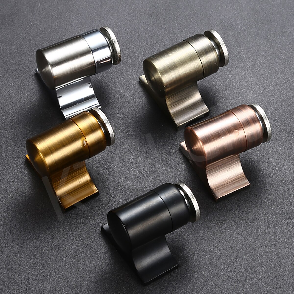 Stainless Steel Neodymium Magnet Door Stop Strong Magnetic Floor Suction Mini Door Stop Furniture Hardware