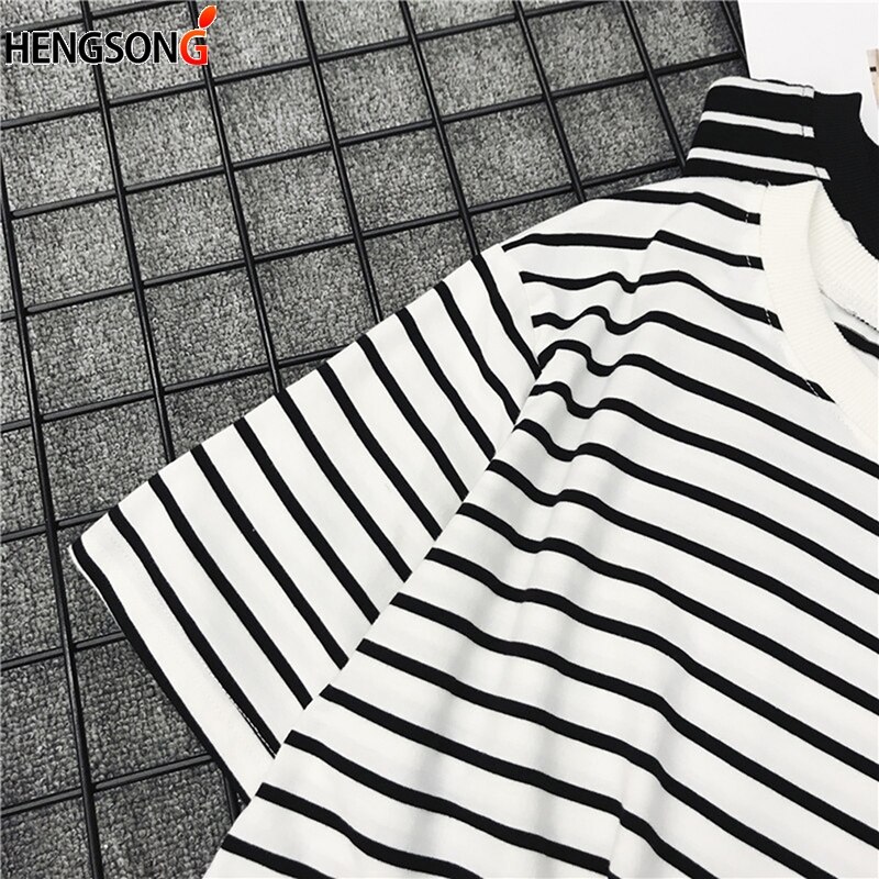 Frauen Laufschuhe Hemden Gestreiften Kurzarm T-Shirt draussen Fitness Fitnessstudio oben Fitness Ausbildung T Spitzen Weibliche